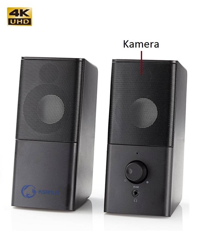 WiFi kamera skrytá v PC reproduktoroch