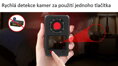 Detektor skrytých kamier a IR LED diód s LCD
