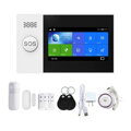 Bezdrôtový alarmový systém GSM + WiFi s LCD SGuard-10