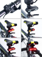 GPS v zadnom svetle na bicykel s diaľkovým ovládaním