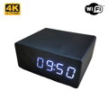 Kamera skrytá v stolných hodinách s WiFi a nočným snímaním 4K