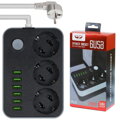 Odpočúvanie v rozbočke 230V s USB portom