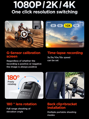Športová mini 4K kamera s SD rekordérom až 256Gb