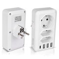 WiFi kamera v rozbočke 230V s USB portom 4K