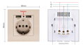 WiFi kamera v zásuvke 230V s USB portom 4K