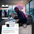 WiFi otočná kamera v dymovom čidle PROFI 2K