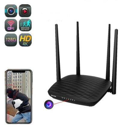 4K WiFi kamera skrytá v routeri
