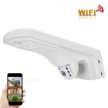 WiFi otočná kamera v LED svetle s IR LED