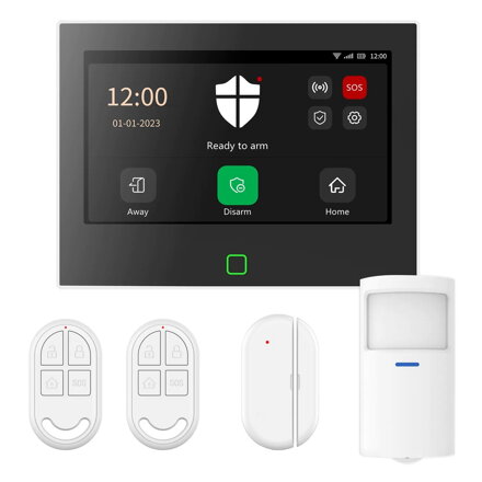 Bezdrôtový alarmový systém 4G + WiFi s LCD SGuard-10PRO
