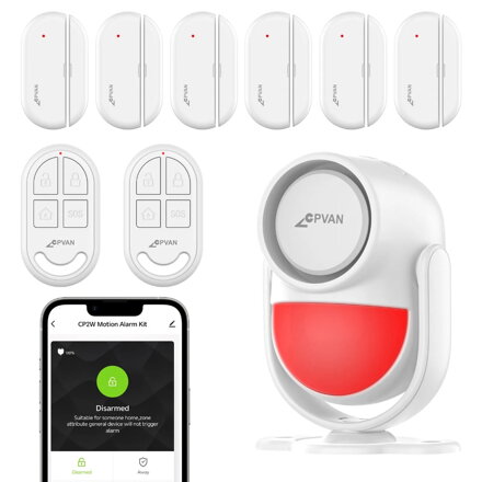 Bezdrôtový WiFi alarmový systém SGuard-10S
