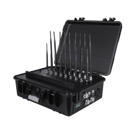 Profesionálna výkonná prenosná VIP rušička signálu