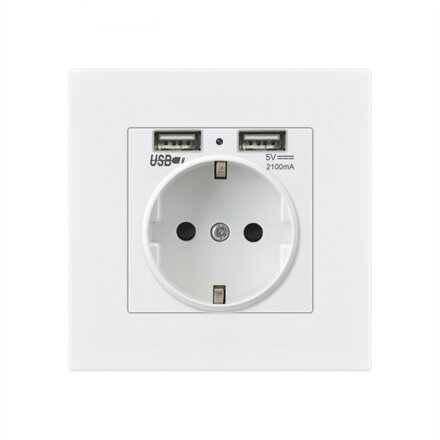 WiFi kamera v zásuvke 230V s USB portom 4K
