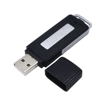 Záznamník zvuku v USB 8Gb - zvuková detekcia