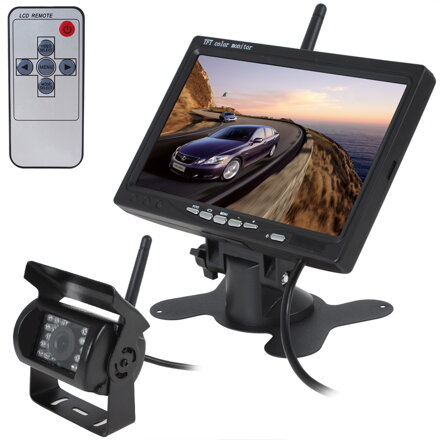 Bezdrôtová cúvacia kamera s monitorom 7 "