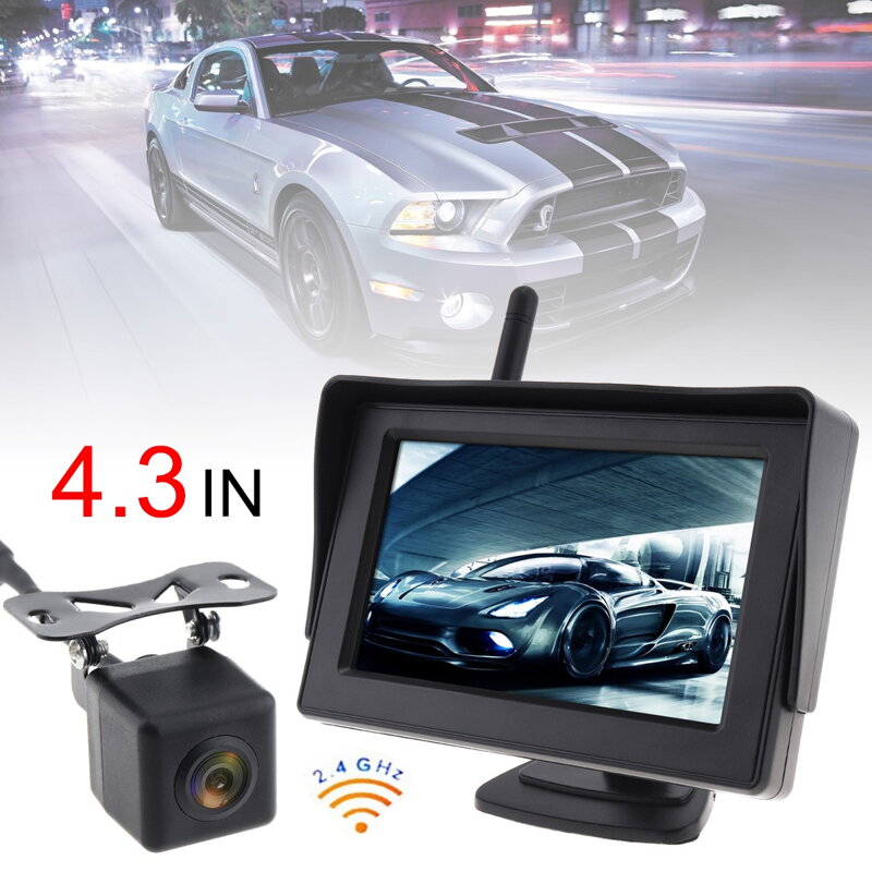 Bezdrôtová parkovacia kamera s monitorom 4.3"