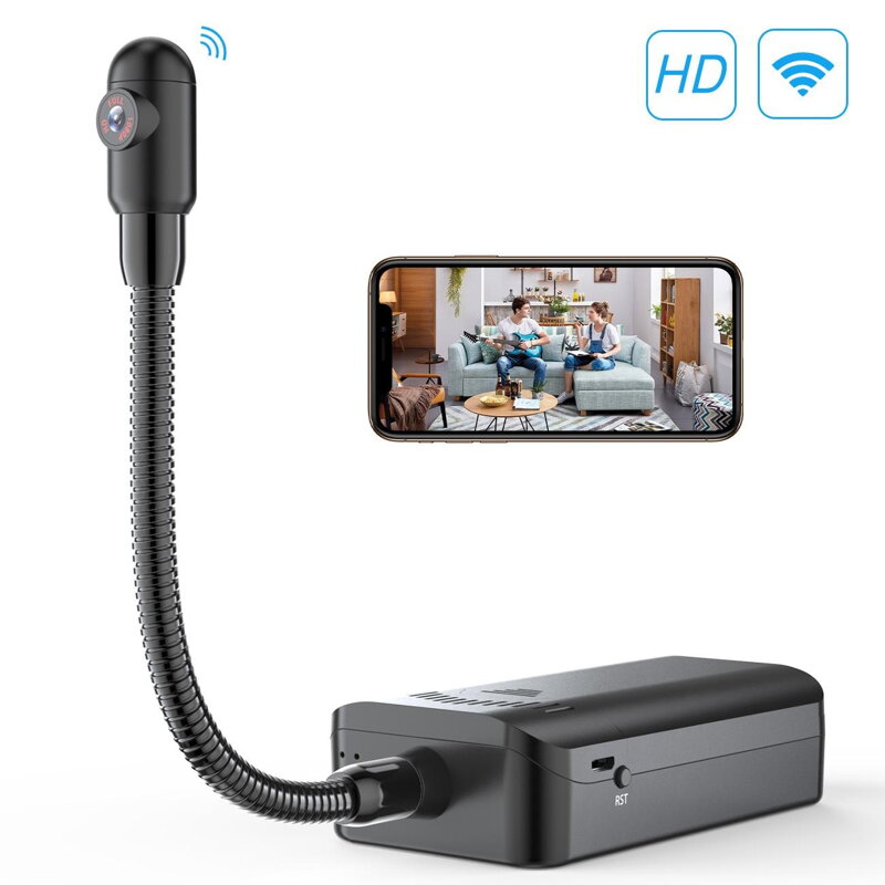 WIFI kamera s flexibilnou hlavou a veľkou batérií